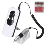 100-240V30W Nail Drill Machine 35000RPM Electric Manicure Drill Polishing Tools for Nail Beauty Salon White