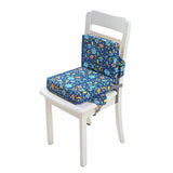 Child Dining Chair Booster Cushion Toddler Booster Seat for Dining Table Double Straps Washable Cushion Increasing Cushion fo