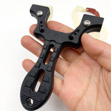 Pocket Slingshot Y-Shaped Flat Rubber Band Adult Outdoor Hunting Competition Catapult Slingshot Shooting Game Accessories