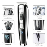 17 piece facial body electric shaver set hair trimmer for men rechargeable shaving machine wet dry electric razor grooming kit