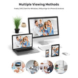 BESDER 5MP 3MP HD 2.8mm Wide IP Camera 1080P Email Alert XMEye P2P AI Motion Detection 48V POE Video Surveillance Outdoor Camera