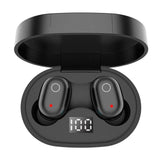 Touch-control Tws True Wireless 5.0 Bluetooth-compatible Headset Dual In-ear Type Digital Display Sports Waterproof Headphones