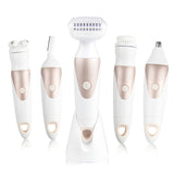 7 IN 1 Waterproof Multi-Part Trim Smooth and Painless Lady Electric Shaver Epilator Fine Eyebrows Washing Instrument with box