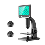 7inch High Definition Screen 2000X Digital Microscope 12MP Camera 1080p Video Biological Cell & Industrial Magnifier