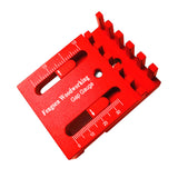 Depth Measuring Ruler Line With Scale Woodworking Tool Multifunctional Mini Portable Marking Aluminum Alloy Home Gaps Gauge
