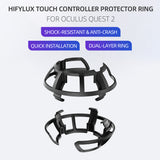 1 Pair Anti-Collision VR Grip Handle Ring Bumper Cover for Oculus Quest 2