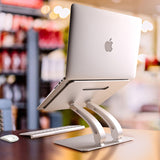 Aluminum Laptop Stand Height/anlge Adjustable Multifunction Tablets Book Notebook Cooling Holder
