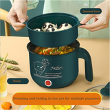 Electric Cooking Machine Household For 1-2 People Hot Pot Single/Double Layer Mini Electric Rice Cooker Non-stick Frying Pan