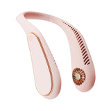 Portable Cooling Neck Fan Electric Summer Bladeless Mute USB Rechargeable For Outdoor Sports MIni Hanging Neck Ventilador