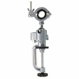 New 2-In-1 360 Degree Rotating Table Vise Multifunctional Aluminium Alloy Swivel Bench Clamp Electric Drill Stand Rotating Tool