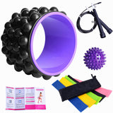 Ultimate Back Roller Set,Myofascial Release Trigger Point Yoga Wheel Foam Roller for relief Back Pain Deep Tissue Massage Sport