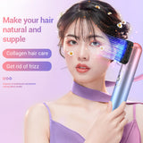 Mini Travel Hair Dryer Professional 3 in 1 Blow Dryer Styler with 3 Hairdryer Brush Comb for Salon Ionic Hair Blow Drier Secador