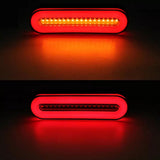 2pcs 12V 24 Truck LED Tail Light 3 In 1 Rear Lamp Stop Reverse Safety Indicator Fog Lights for Trailer Truck Car Taillight
