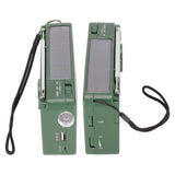 Solar Hand Crank Flashlight Radio Multifunctional Portable Emergency Radio with Flashlight AM/FM Radio Receiver for Outdoor