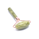 Green Single Head Face Massage Roller Jade Stone Slimming Face Neck Massager Lifting Tool Anti Wrinkle Massage Roller