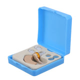 Mini Hearing Aids Battery Powered In Enhancement Ear Hearing Device For The Elderly & Adual Sound Amplifier With Storage Case