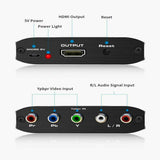 HDMI-compatible 4K 60Hz Video Audio Converter Adapter For DVD PSP Xbox PS2 to HDTV Monitor 5RCA RGB To HDMI-compatible