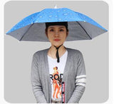 3 years warranty New Foldable Head Umbrella Hat Cap Golf Outdoor Sun Headwear Fishing Camping hiking Fishing Cap