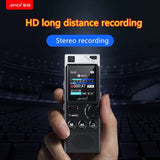 Amoi A80 Digital Voice Recorder Professional Dictaphone HD noise reduction voice activated lossless mp3 player business meeting