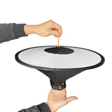 Universal 44cm Foldable Conical Ring Flashlight Diffuser Portable Soft Box Fill Light Cover for Camera Flash Macro Shooting