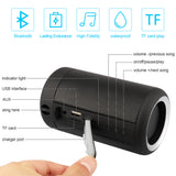 2022.Portable IPX5 Waterproof Bluetooth Speaker Outdoor Wireless HiFi 3D Stereo Music Subwoofer Support TF Card Aux Phone