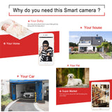 IP Camera Wifi 720P 960P 1080P HD Wireless Cctv Security Indoor Outdoor Waterproof Audio IPCam Infrared Home Surveillance Camera