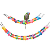 066E 5/6/10 Pcs Bird Training Toys Parrot Chew Toy Safe Swing Hammock Perch Ladder Ball for budgie Parakeet Cockatiel Macaw