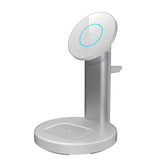 3 In 1 Magnetic Wireless Charger Fast Charging Station Dock Compatible with IPhone 12/12 Pro AirPod 2 Magsafe Case Iwatch Series