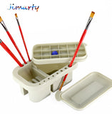 1pc Brush Washing Bucket Multifunction Pen Barrel Brush Washer Art Supply oil acrylic watercolor tool art  palette brush holder