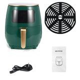 Air Fryer 4.5L 1400W Electric Air fryer Oven 360°Baking LED Touchscreen Deep Fryer without Oil Multifunction Airfryer 110V/220V
