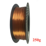 1.75mm 3D Printer Filament PLA Silk Texture 0.25Kg 250g Shine Silky 3D Pen Printing Filaments Rich Luster Printing Materials
