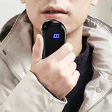 Mini Electric Shaver Beard Trimmer Razor Portable Mini Shaver Low Noise Power Display USB Rechargeable Shaver For Men Razor