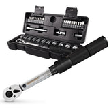 35pcs/set 2-20Nm Ratchet Adjustable Torque Wrench Socket Bit Bicycle Repair Tool Mechanical Workshop Tools Hand Tools