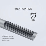 3 In 1 Negative Ions Hair Comb Straightener Dual-purpose Straight Curly Hair Beard Comb Hairstyle Tool