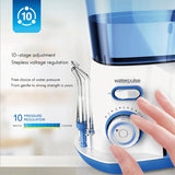 Water  Flosser ,Oral Irrigator with 800ML Detachable Water Tank Water  Pick for Braces Care,Teeth Cleaner EU Plug