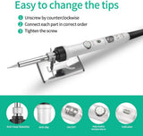 60W Electric soldering iron temperature adjustable 220V 110V Welding Solder iron rework station soldering iron accessories