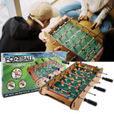Mini Football Table Game Wooden Machine Children Toy Gift DIY Home Party Two-player Soccer Game Tables Board Entertainment