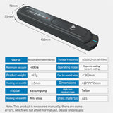 Vacuum Sealer Commercial Household Push Button Automatic Vacuum Packaging Machine Food Plastic Seal and Preserve Tools