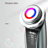 Cold and Hot RF Four-ring Frequency Conversion Household Import And Export Hot Compress Ice Wash Face Massage Radio Frequency In