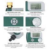 Digital Hose Faucet Timer Outdoor Battery Operated Automatic Watering Sprinkler System Irrigation Controller with 2 Outlet
