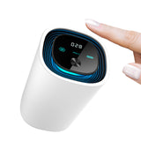 LAMJAD PM2.5 monitoring Car Air Purifier Humidifier Aluminium Alloy  Auto Armo Diffuser Air Freshener Humidifier For Cars