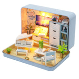 CUTEBEE Doll House Miniature DIY Dollhouse With Furnitures Wooden House Casa Toys For Children Birthday Gift Z007