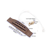 Acoustic Guitar Piezo Bridge Pickup with the Graininess of An Electric Guitar for Acoustic Guitar Instrument Accessorie