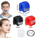 30/40/50lbs Upgraded Jaw Exerciser And Neck Toning, Jawline Exerciser For Men And Women, Face Muscle Trainin Double Chin Reducer