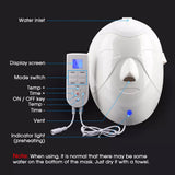 Electric Intelligent Steam Hydrating Facial Mask Hot Nano Mist Steam Sprayer Facial Steamer Face Spa for Moisturizing Hydration