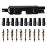 Dropship-Presta Valve Core Bike Kit-Presta Valve Caps Presta Tool Removal-Tubeless Tire Valve Repair For MTB And Road Bicycle
