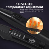 2 In 1 Hair Straightener Curler Short Hair Mini Hair Straightening Small Flat Iron Men Beard Straightening Thinnest Wool Curls
