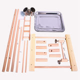 Parrot Play Stands with Cup Toys Tray Bird Swing Climbing Hanging Ladder Bridge Wood Cockatiel Playground Bird Perches