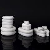 12pcs Spa Energy Stone Cold And Hot Compress Essential Oil Comfortable Health Care Crude Massage Stone