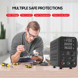 Bench DC Power Supply Variable 160V 2A Digital Display Adjustable Switching Regulated Power Supply CC with Output Switch